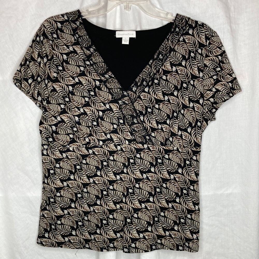 Charter Club cap sleeve top